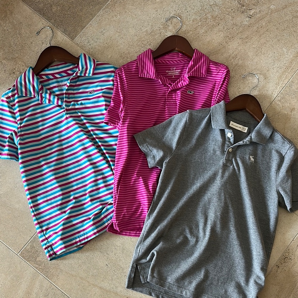 2 Vineyard Vines and 1 Abercrombie Kids